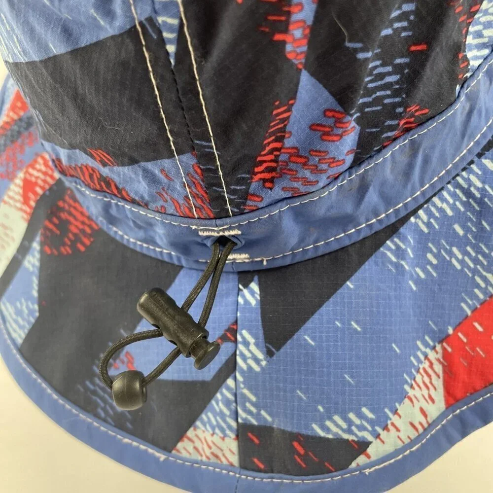Columbia Bucket Hat Adult Small Adjustable Wide Brim Poly Stretch Colorful